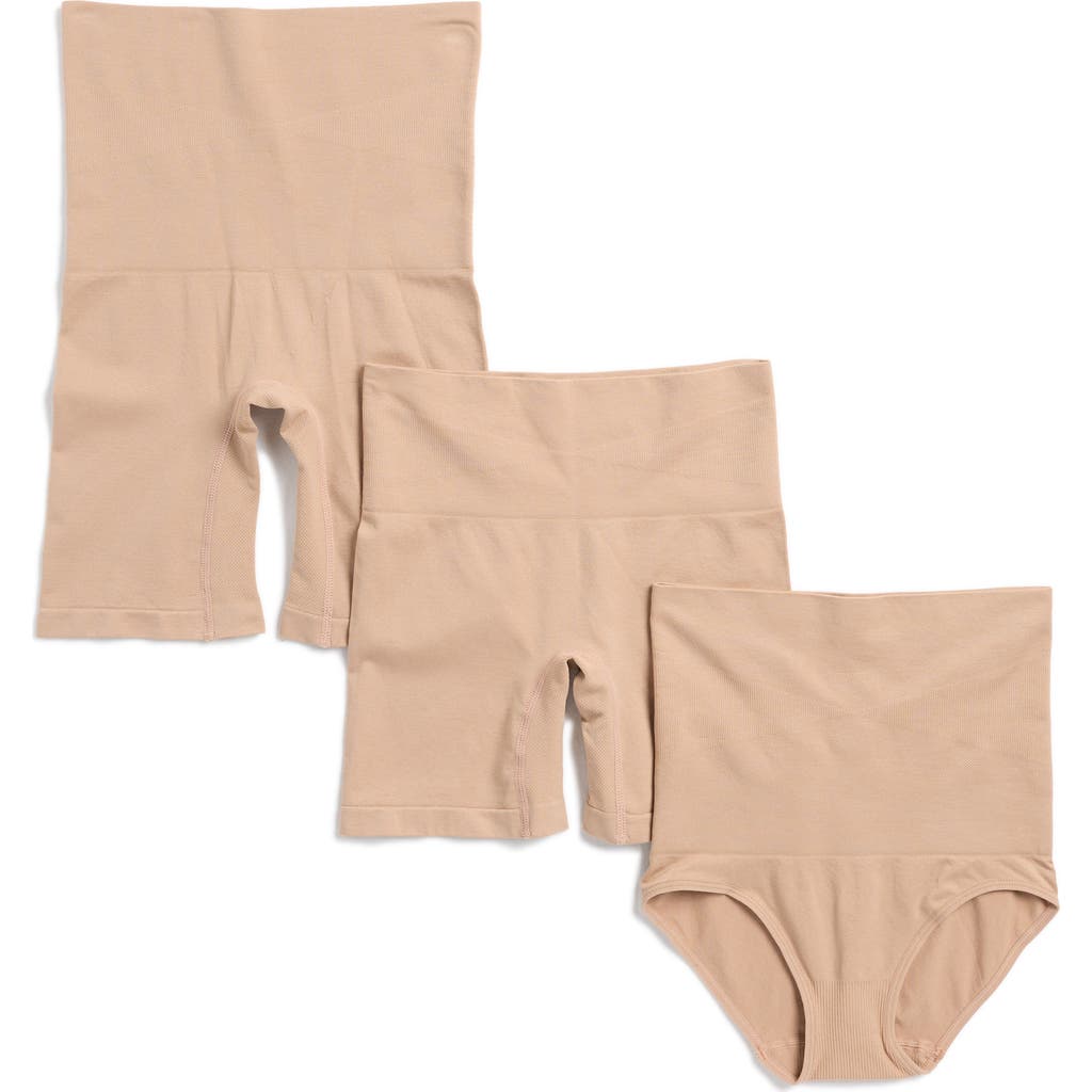 Nordstrom Rack Assorted 3-pack Shapewear Starter In Roebuck