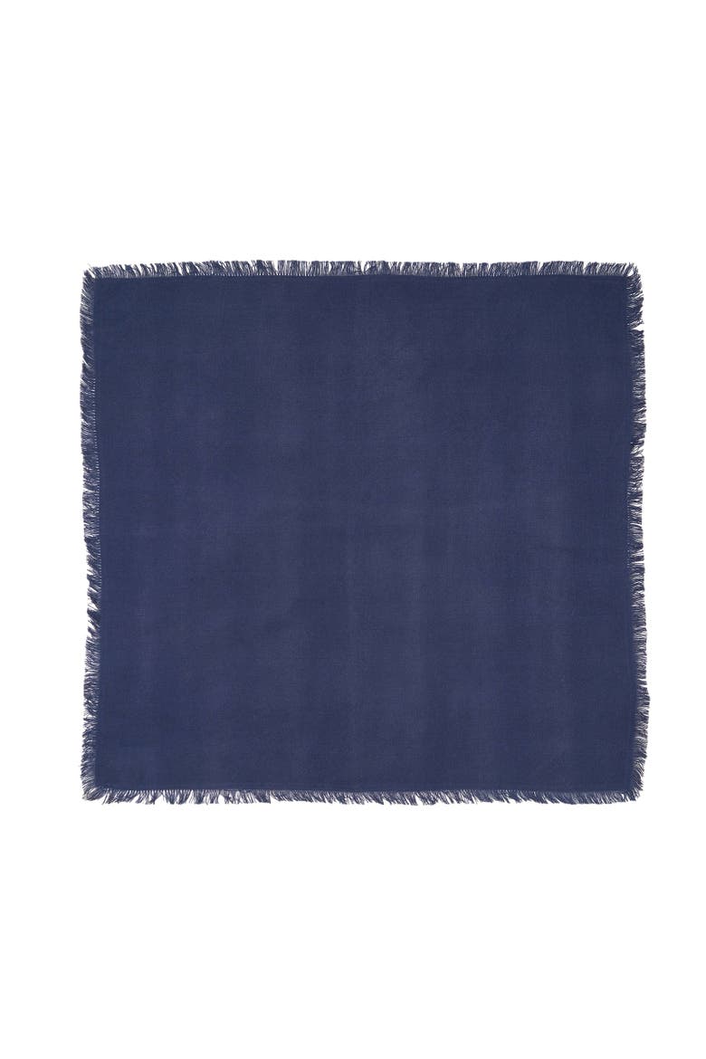 Frayed Vintage Indigo Napkin, Set of 6, Alternate, color, Blue