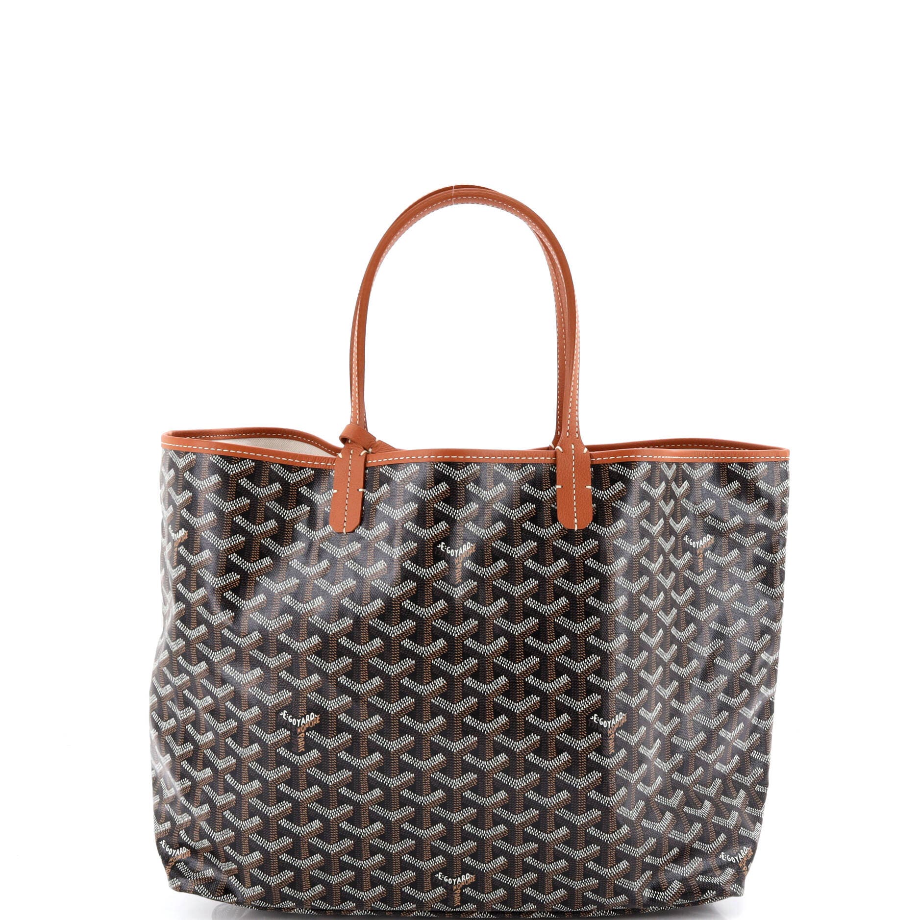 Pre-Owned Goyard Saint Louis Tote Coated Canvas PM, Alternate, color, Brown