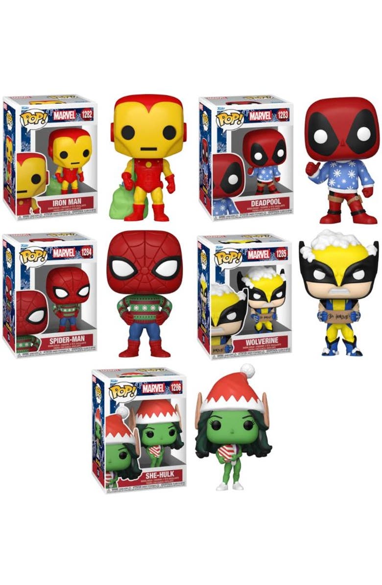 Funko Marvel Holiday Funko Pop! Complete Set, Main, color, Multi-Color