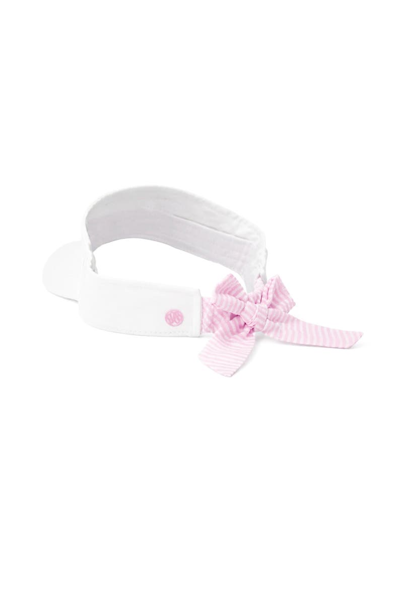 Pickleball Bow Visor, Alternate, color, White