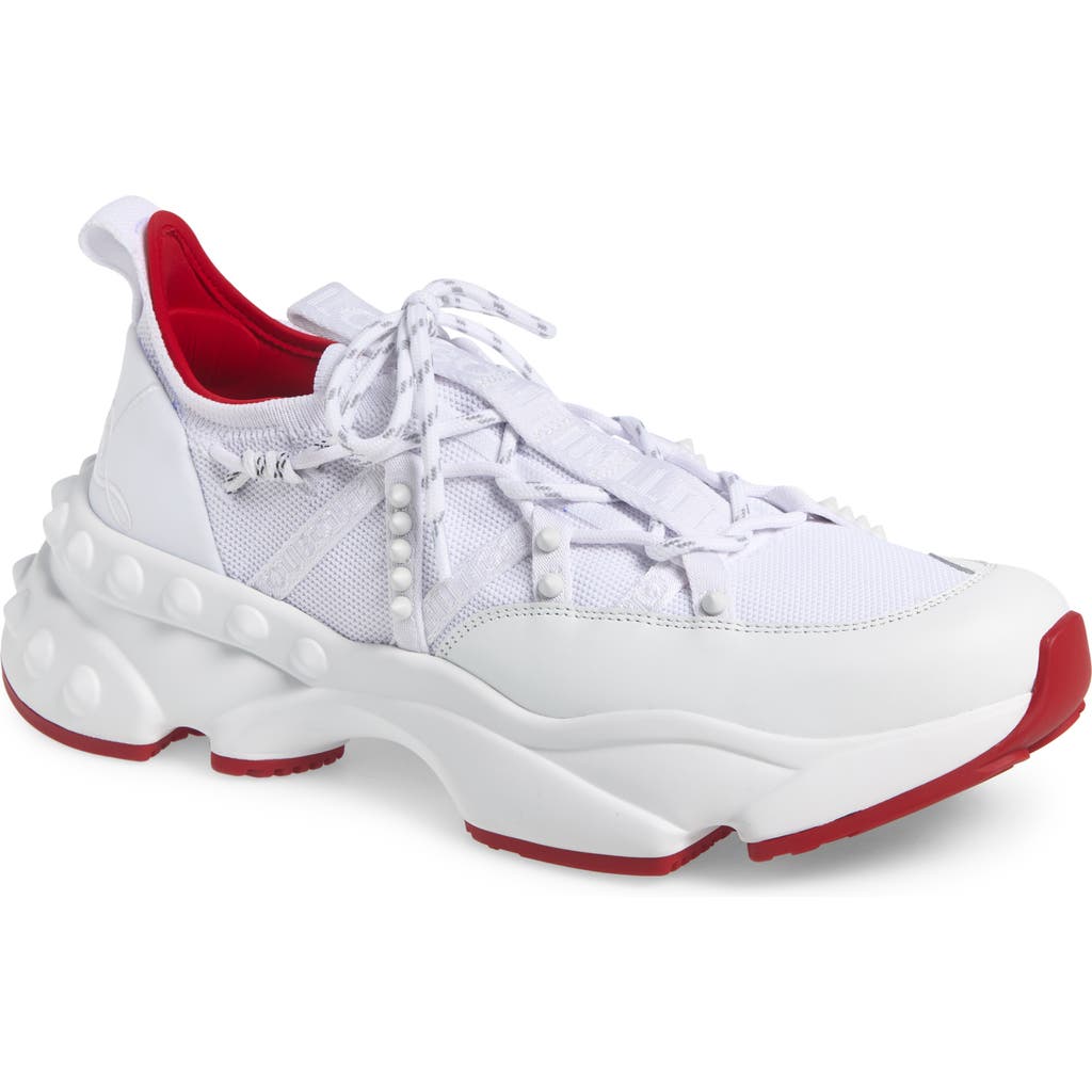 Christian Louboutin Trailnrun Sneakers In Wh01-white