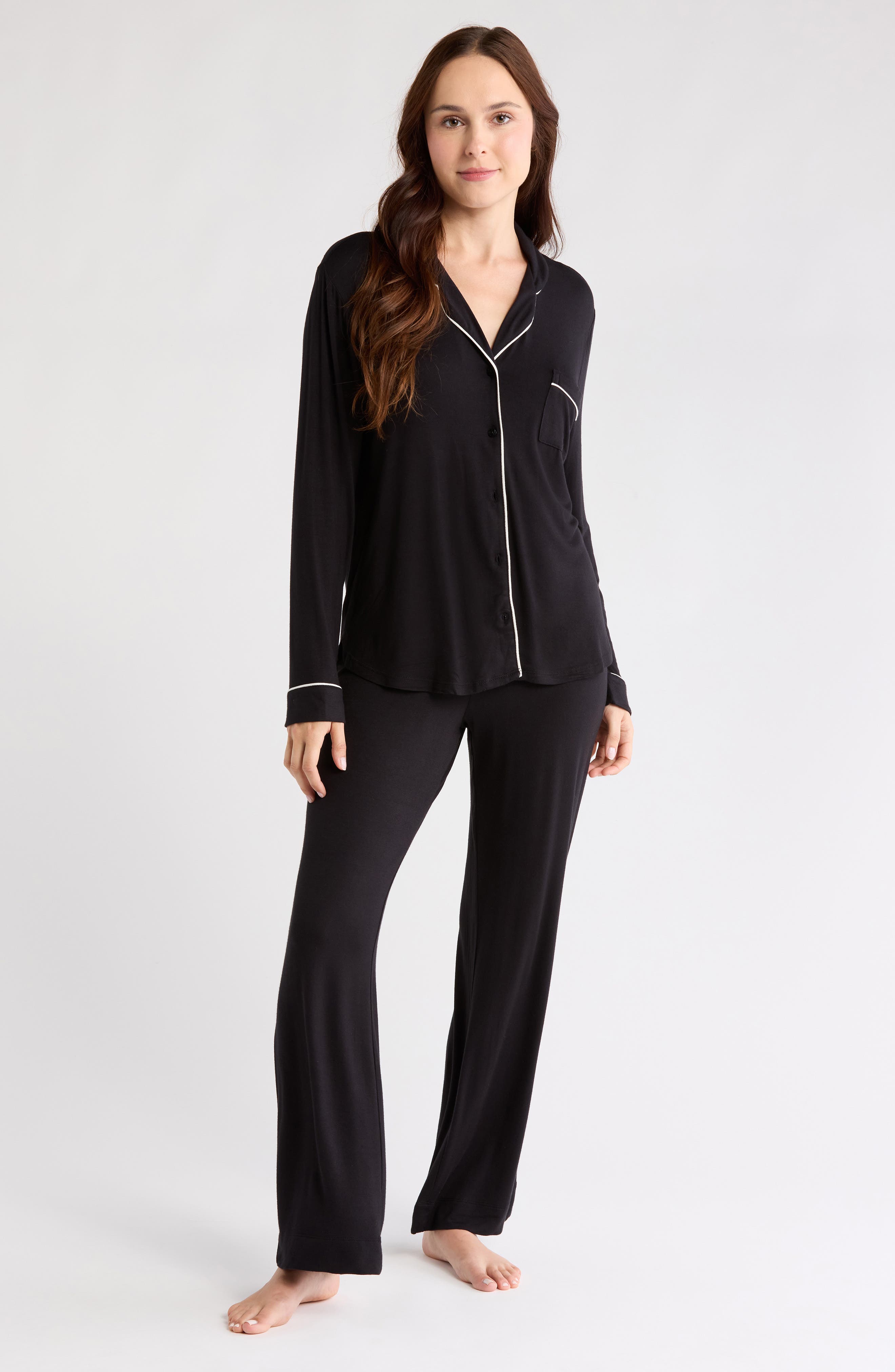 NORDSTROM RACK Tranquility Long Sleeve Shirt &amp; Pants Pajamas