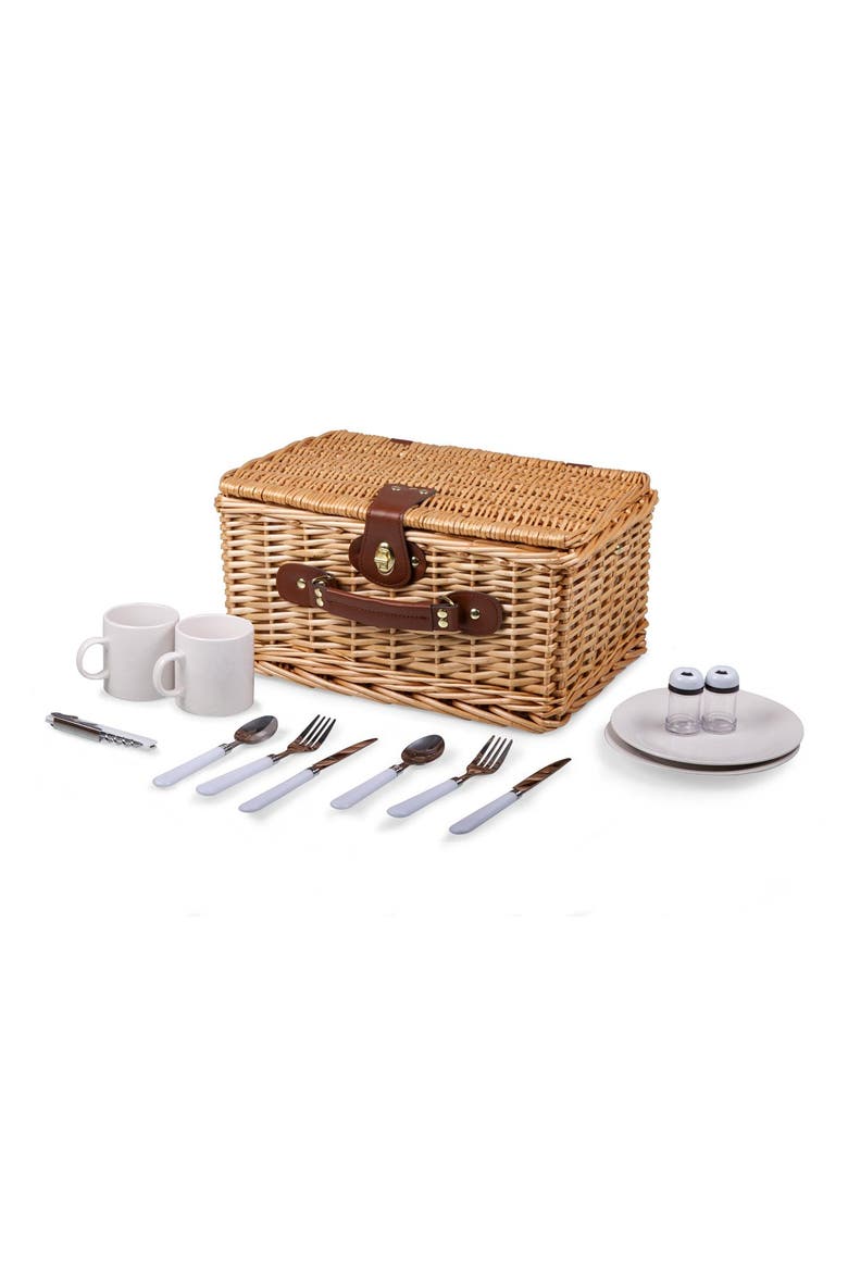 Catalina Picnic Basket, Alternate, color, RED