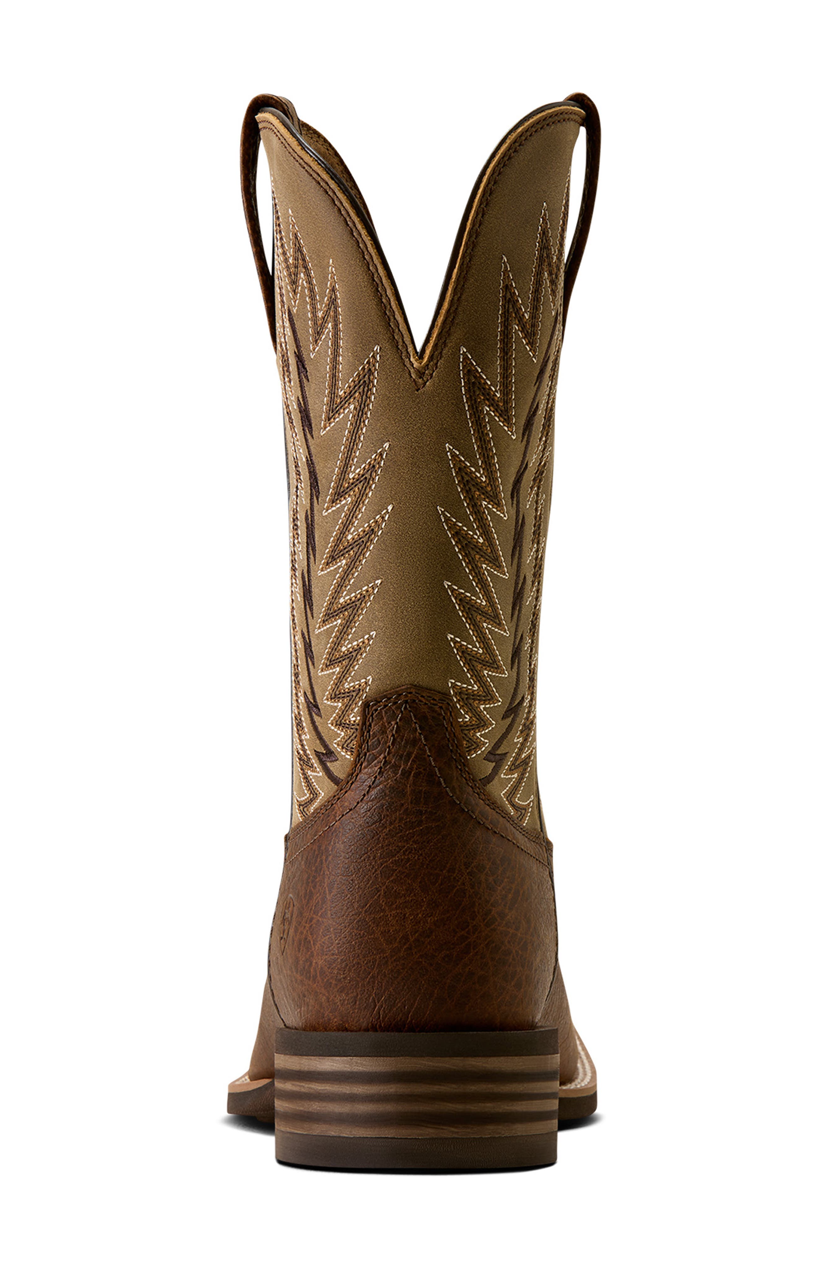 Driggs Wide Square Toe Western Boot, Alternate, color, TOFFEE CRUNCH