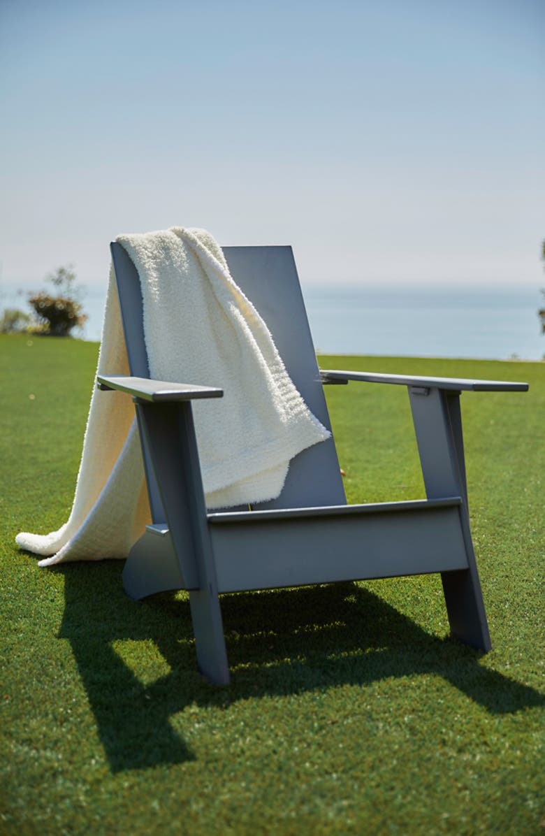 Barefoot Dreams<sup>®</sup> Luxe Heathered Stripe Throw Blanket, Alternate, color,