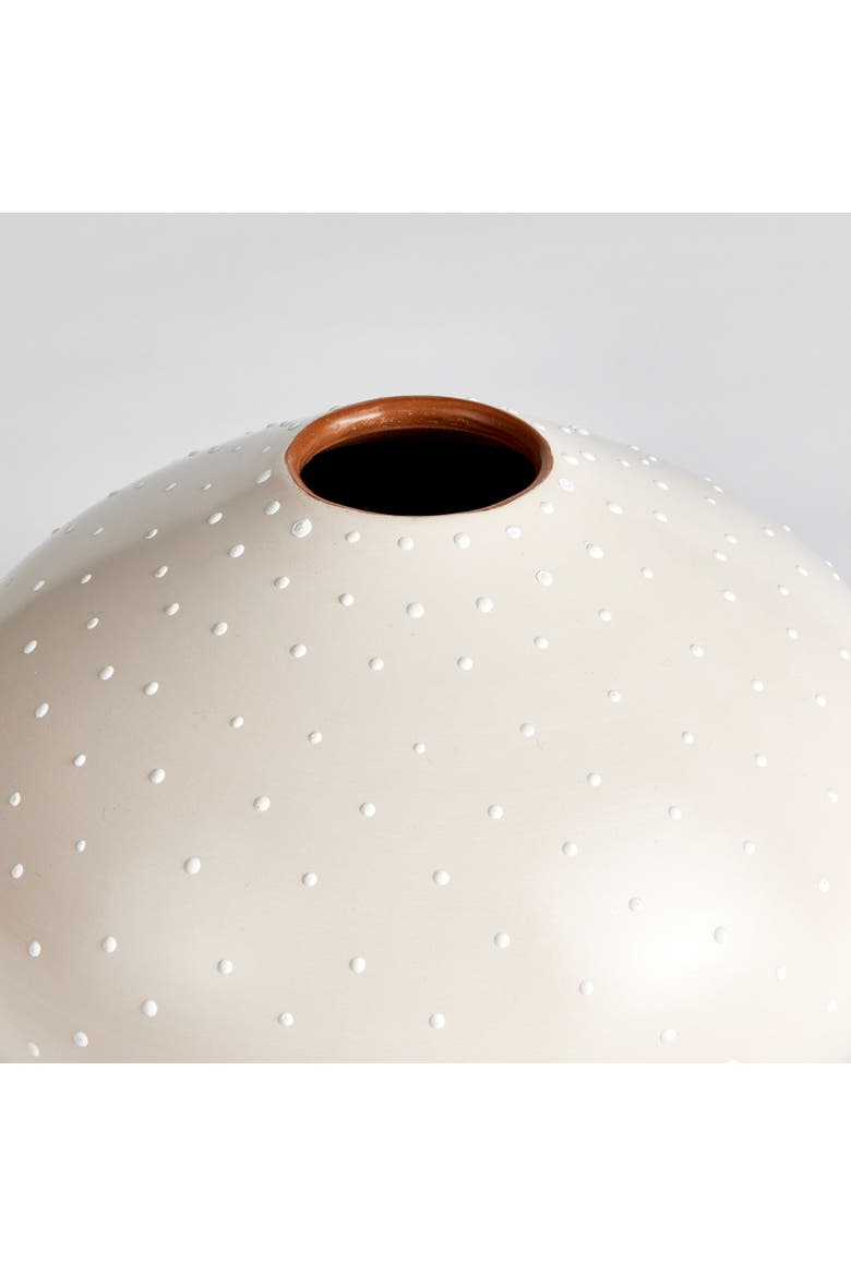 Keyla Vase, Alternate, color, White