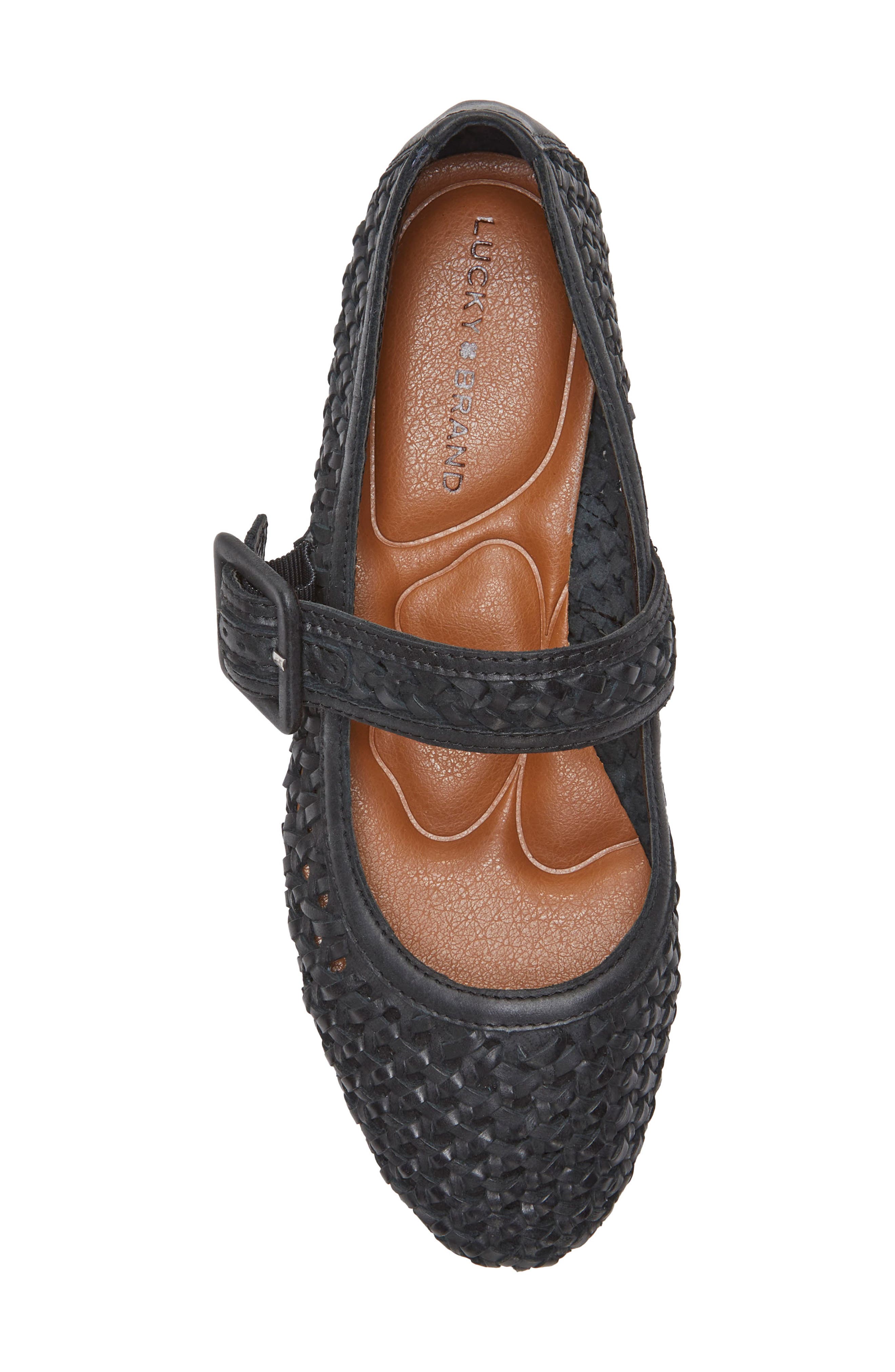 Lucky Brand Millit Woven Mary Jane Flat, Alternate, color, 