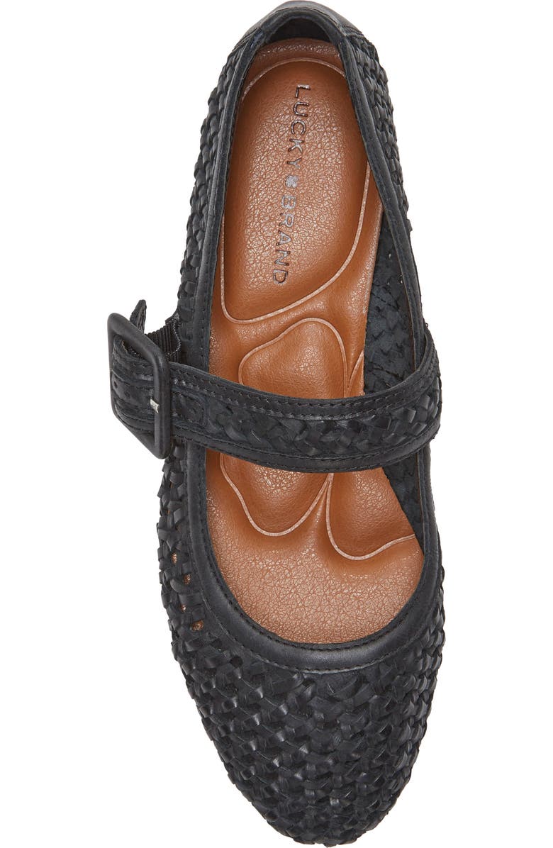 Lucky Brand Millit Woven Mary Jane Flat, Alternate, color,
