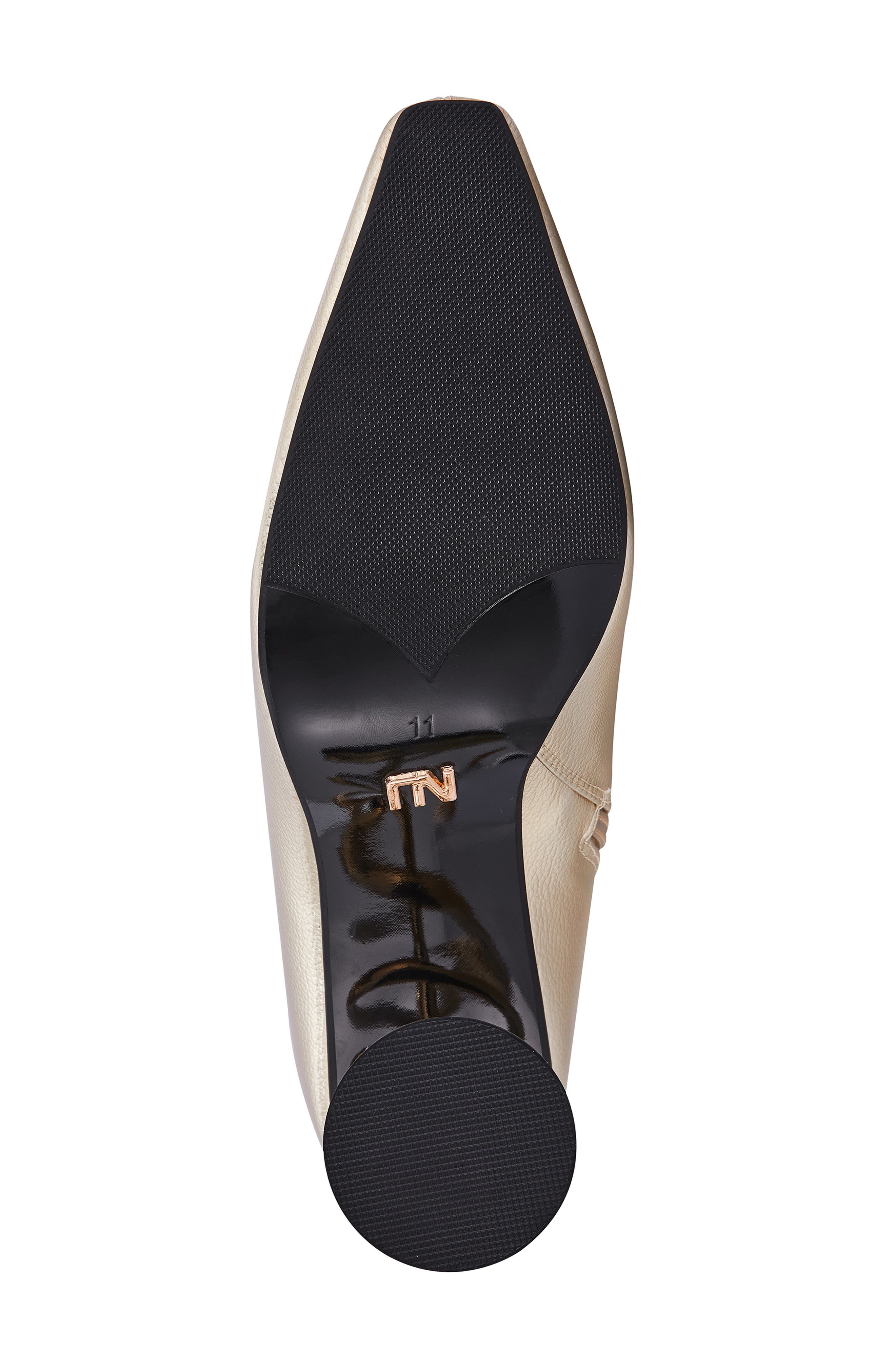 Slinky Coiled Heel Boot, Alternate, color, GOLD