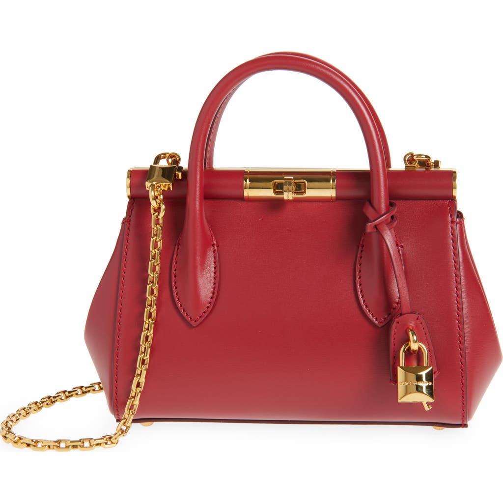 Shop Dolce & Gabbana Dolce&gabbana Marlene Day Mini Bag In 83027 Tono Rosso Scuro
