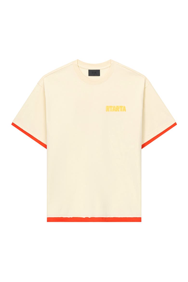 Elian Exodus Double Layer Graphic T-Shirt, Main, color, RAW SAND