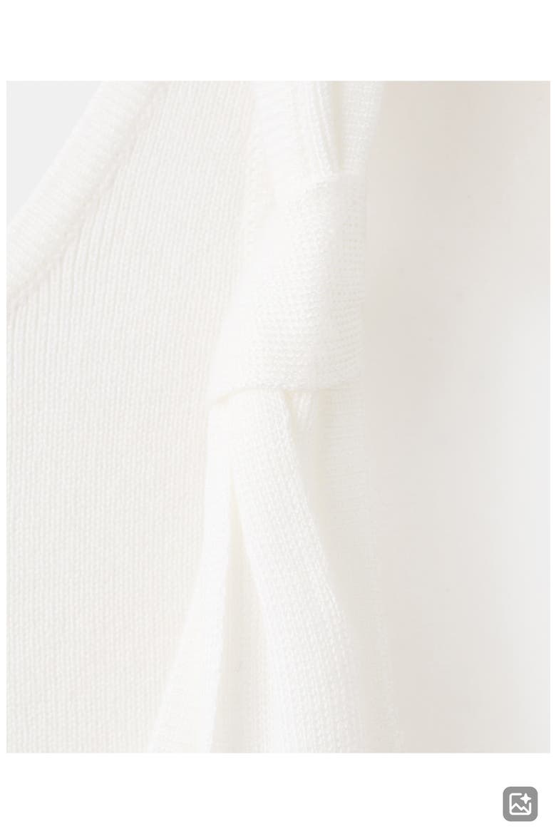Kids' Knotted Strap Tank Top, Alternate, color, WHITE