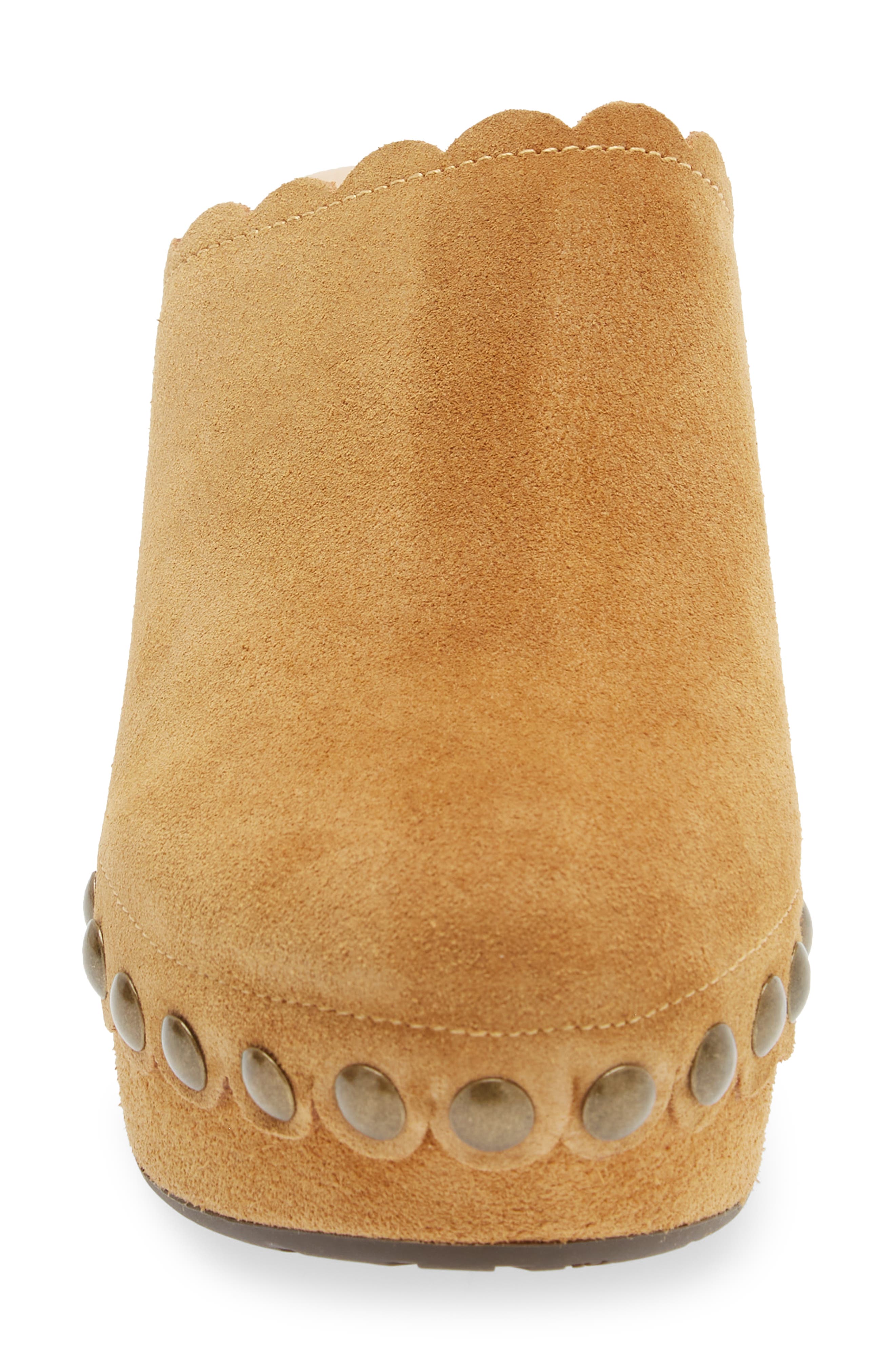 Gemini Platform Clog, Alternate, color, TAN SUEDE