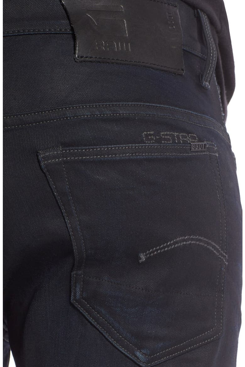 3301 Slander Slim Fit Jeans, Alternate, color, DARK AGED