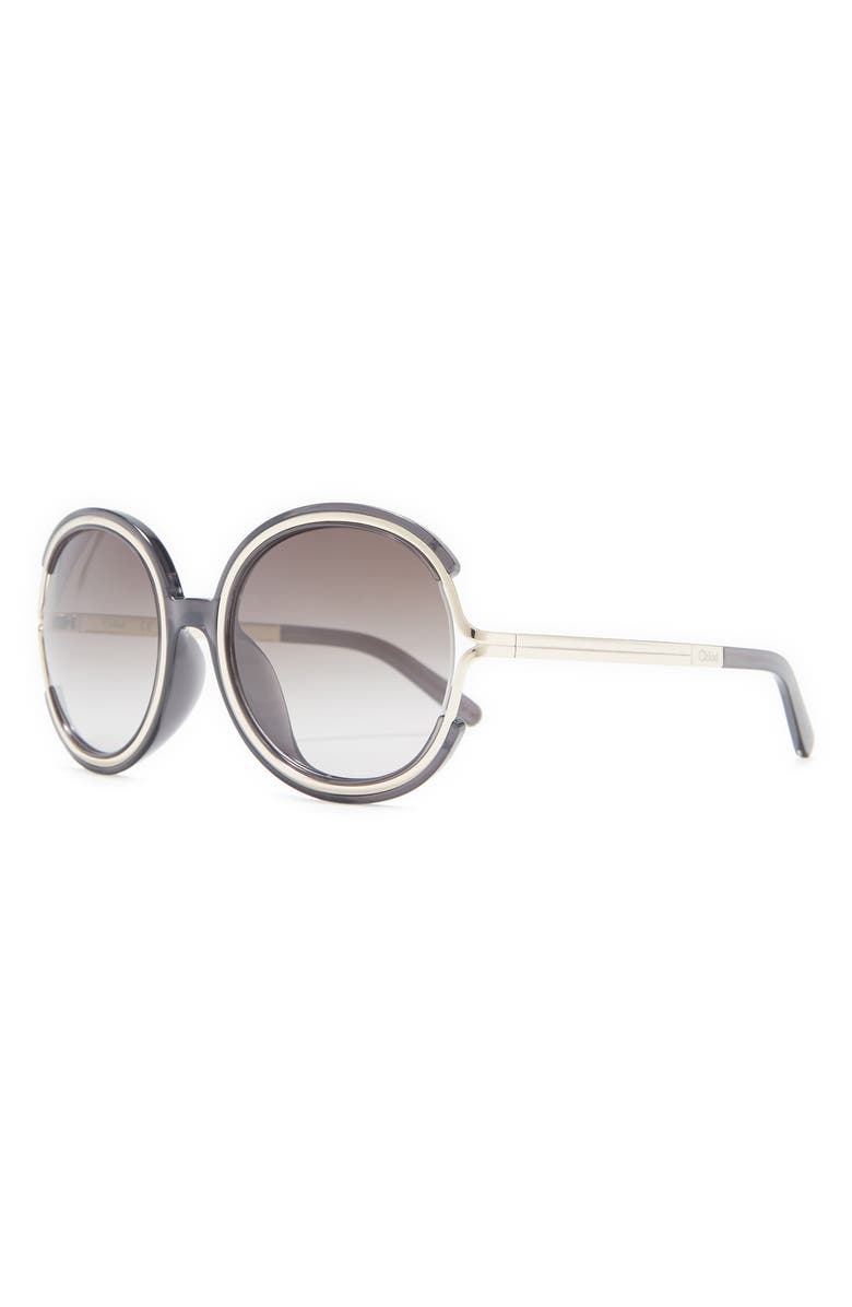Chloé Jayme 55mm Round Sunglasses, Alternate, color,
