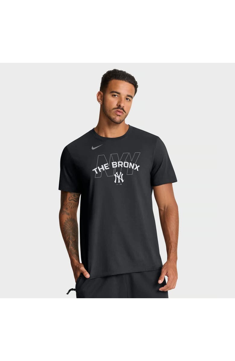 Nike Men's Nike Black New York Yankees Primetime Fashion T-Shirt, Main, color, Black