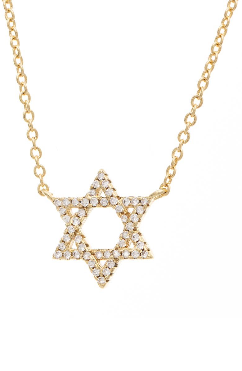 RIVKA FRIEDMAN Pavé CZ Star of David Pendant Necklace, Alternate, color, 