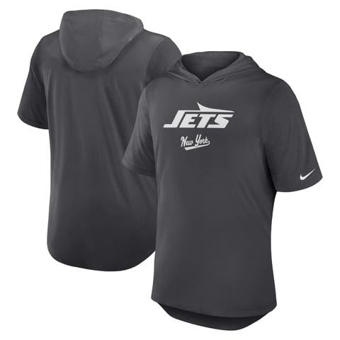 Men
s Nike Anthracite New York Jets Tri-Blend Performance Hoodie T-Shirt