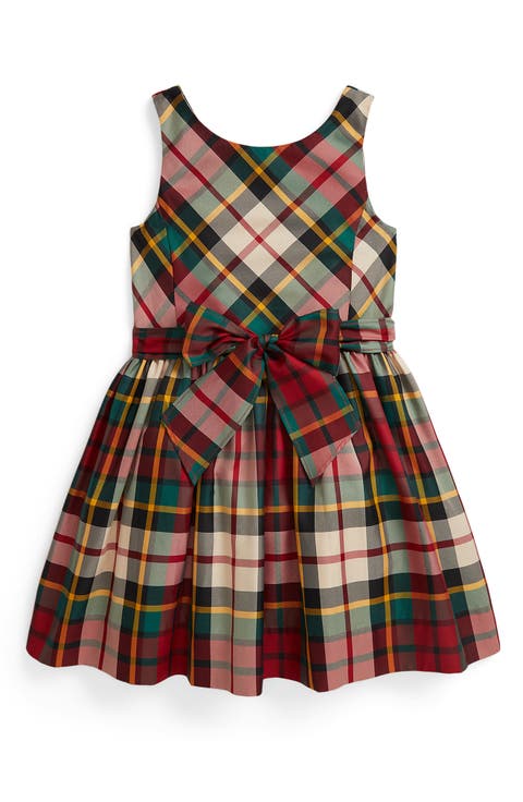 Kids' Plaid Sleeveless Dress (Toddler & Little Kid)