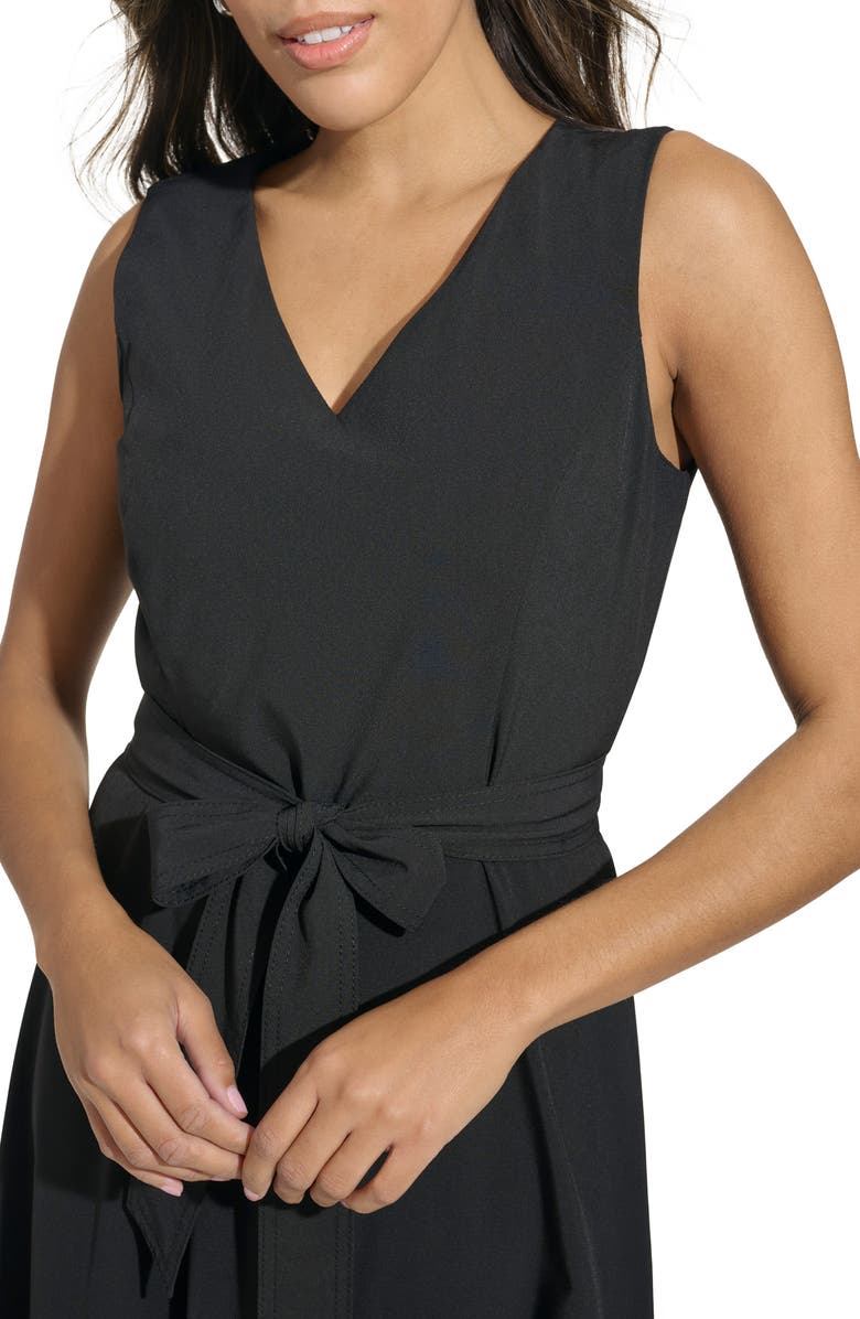 Calvin Klein Commuter V-Neck A-Line Dress, Alternate, color, 