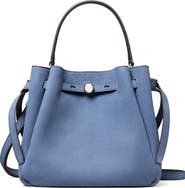Tory Burch Romy Nubuck Leather Bucket Bag