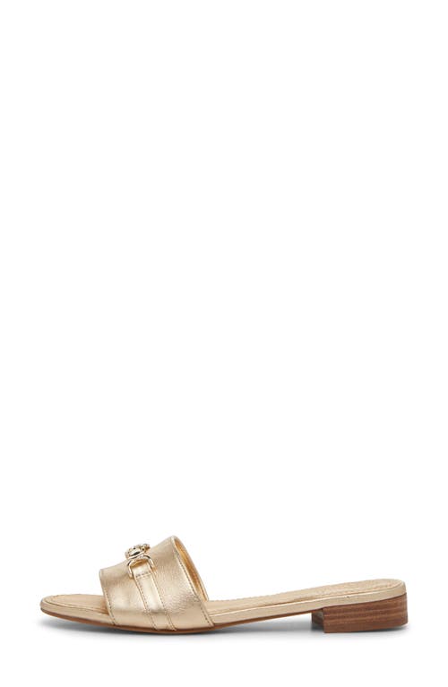 Vince Camuto Maxine Slide Sandal In Egyptian Gold