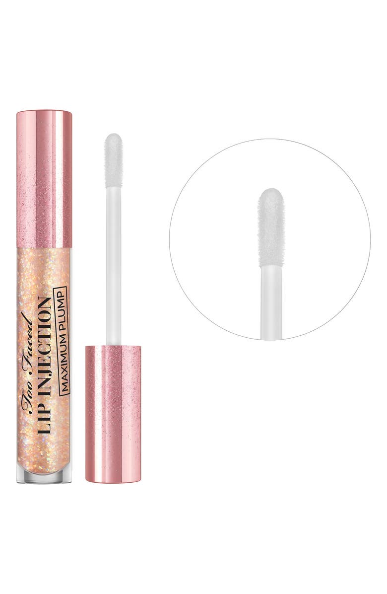 Too Faced Cosmic Crush Lip Injection Maximum Plump Extra-Strength Long-Term Lip Plumper Gloss, Alternate, color, 