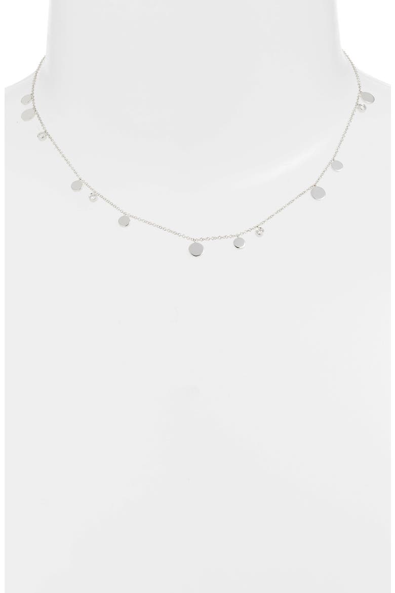 Diamond Confetti Necklace, Alternate, color, WHITE GOLD/ DIAMOND