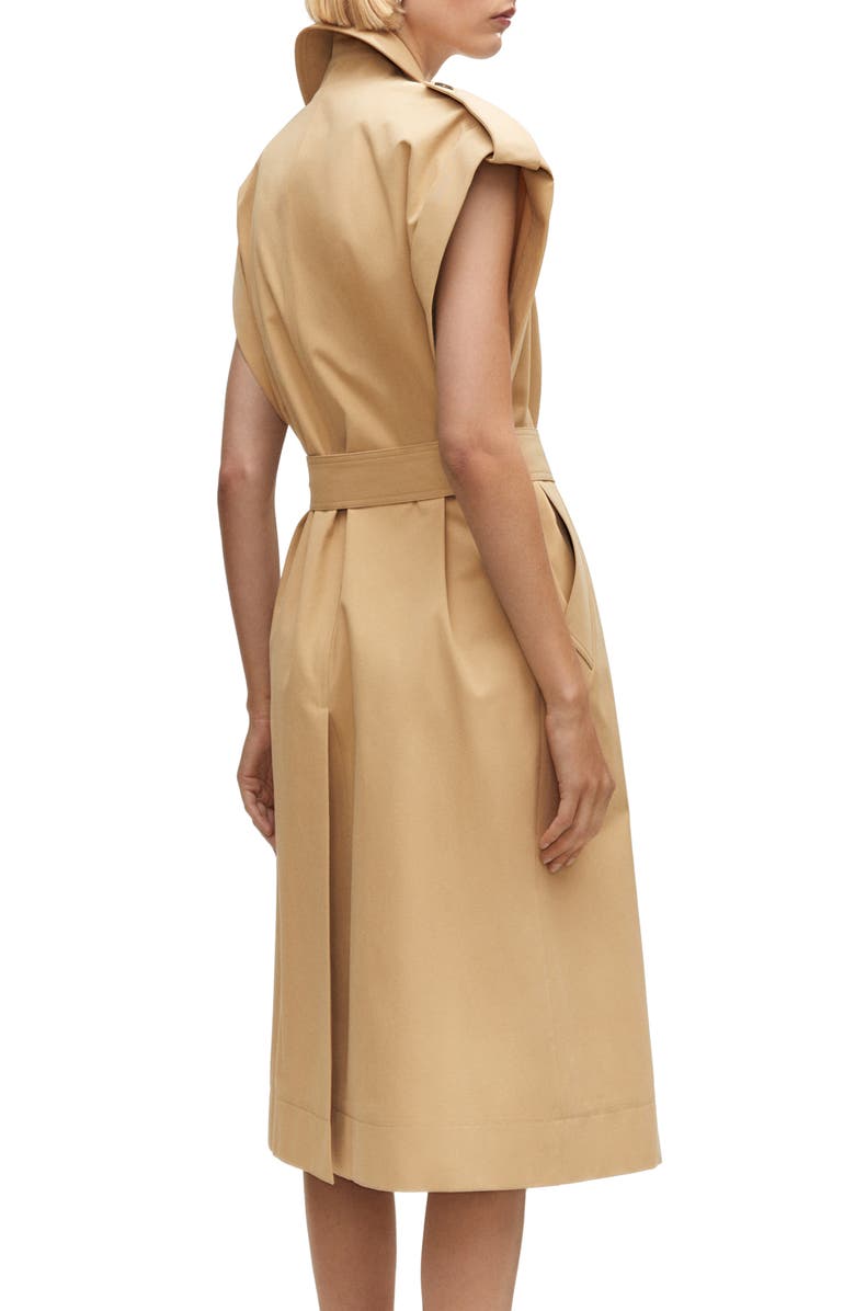 MANGO Sleeveless Trench Coat, Alternate, color, 