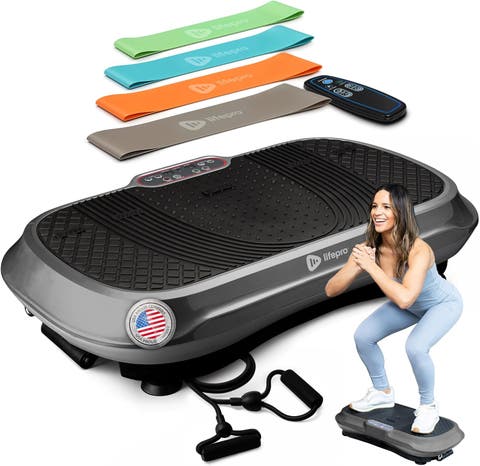 Waver Vibration Plate Exercise Machine Whole Body Vibrating Platform
