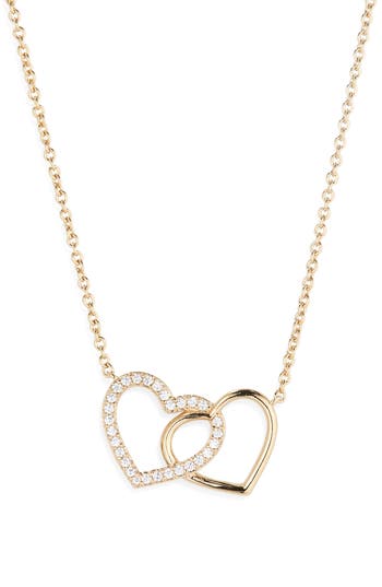 NADRI NADRI SWEETHEART HEART PENDANT NECKLACE 