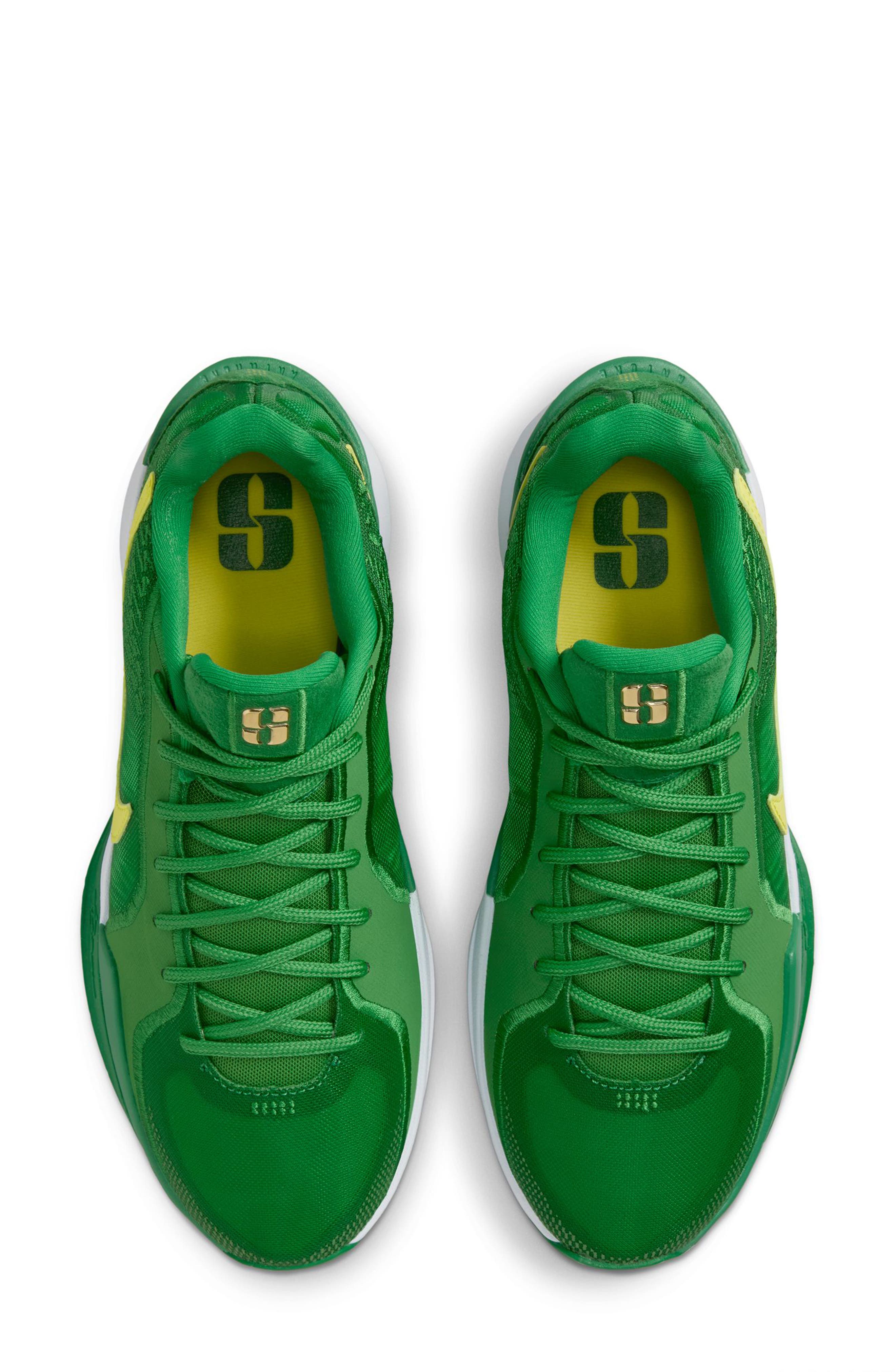 Nike Sabrina 2 Basketball Sneakers, Alternate, color, Apple Green/ Yellow/ White