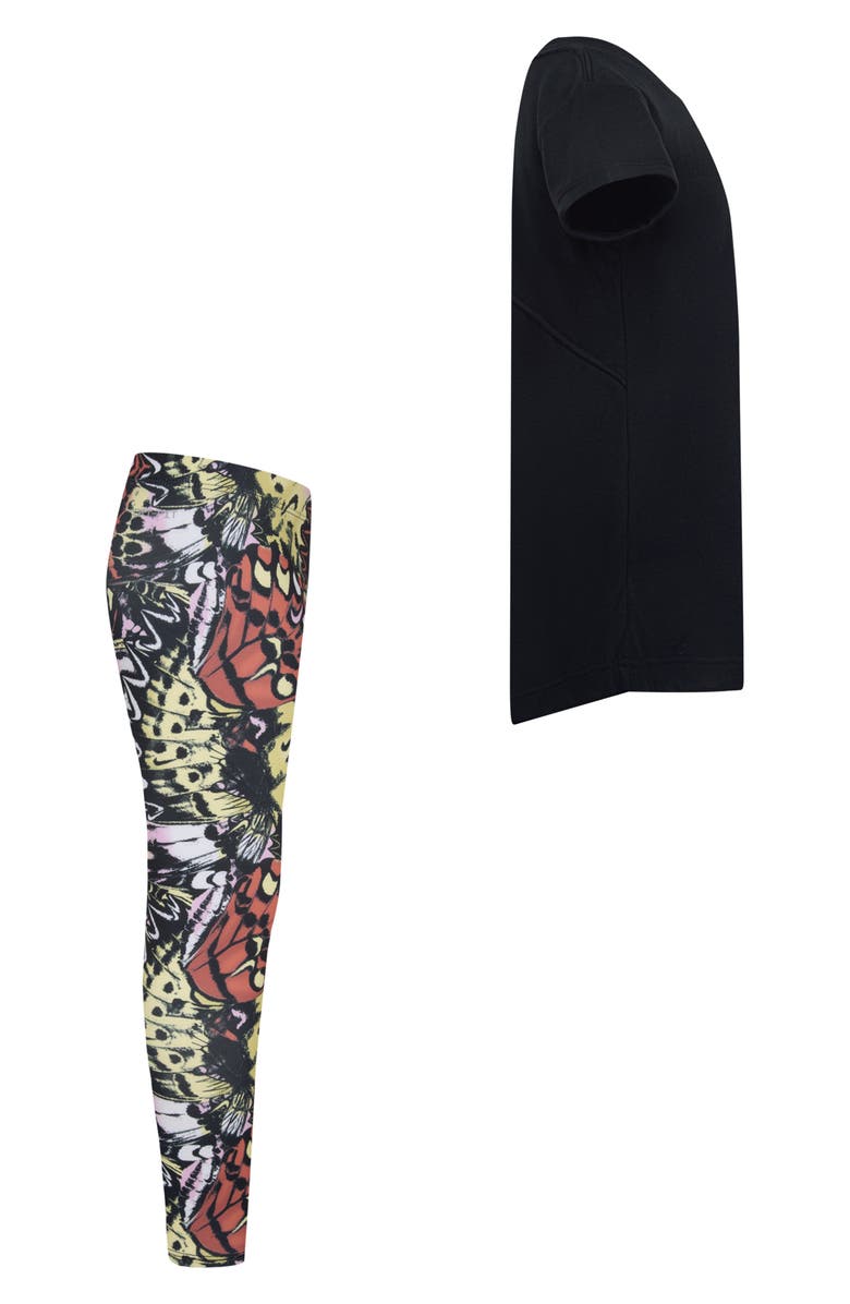 Nike Kids' Meta Morph Top & Leggings Set, Alternate, color, Adobe