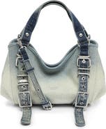 DIESEL® D-One Small Denim Top Handle Bag