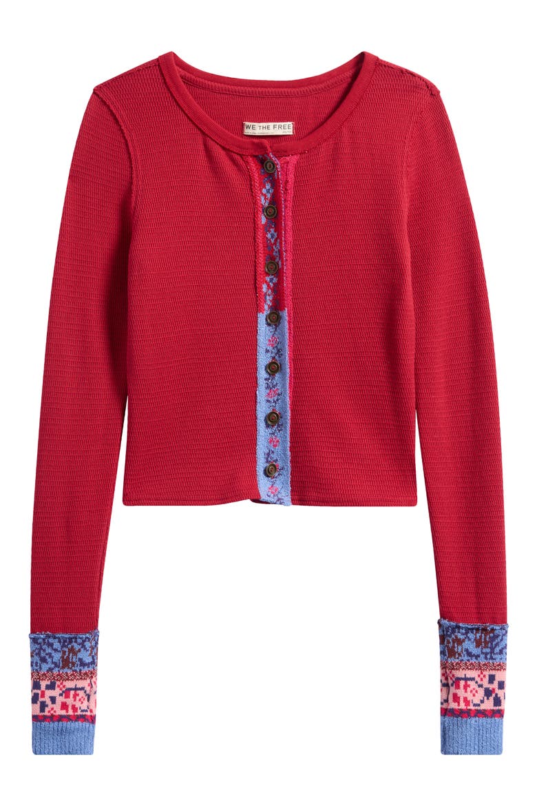 Noa Cardigan, Alternate, color, CRIMSON COMBO