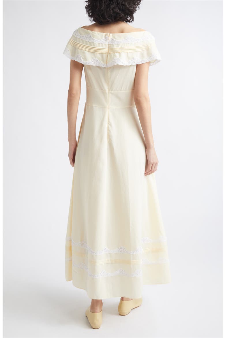 Tabitha Off the Shoulder Dress, Alternate, color, BUTTERMILK