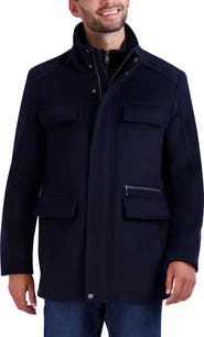 Cole Haan Wool Blend Field Coat