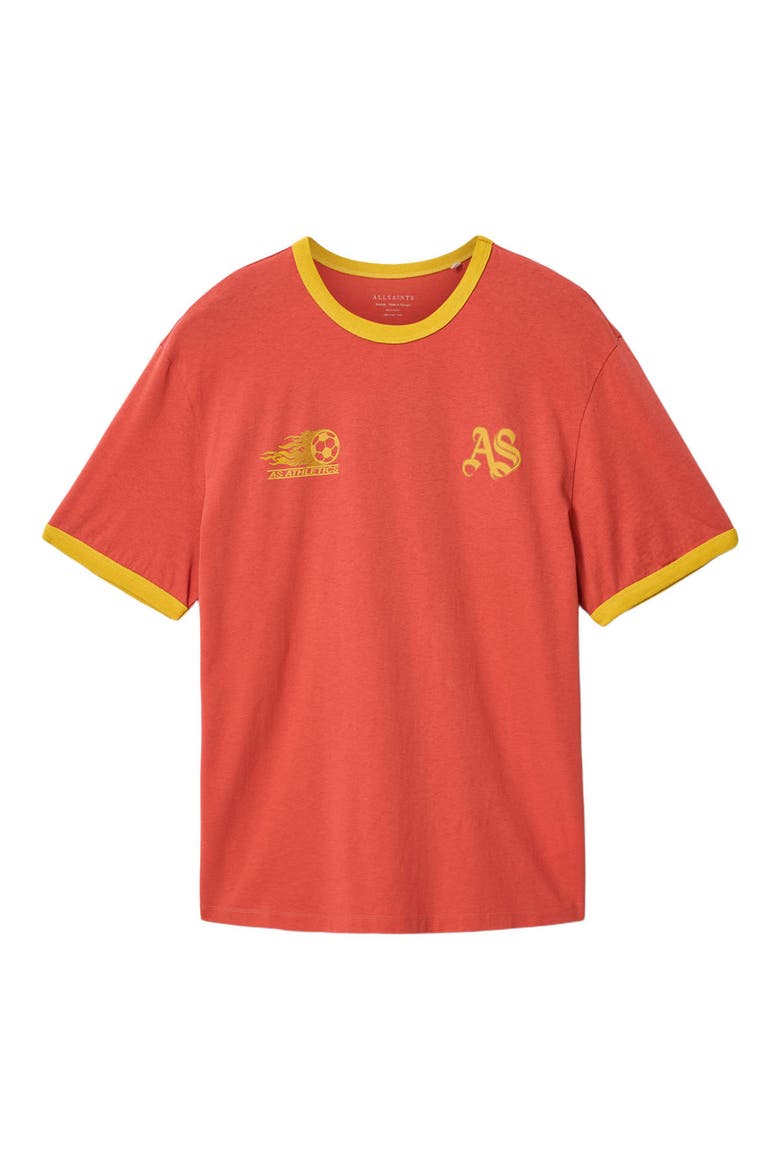 Furia Ringer Graphic T-Shirt, Alternate, color, BLAZED RED