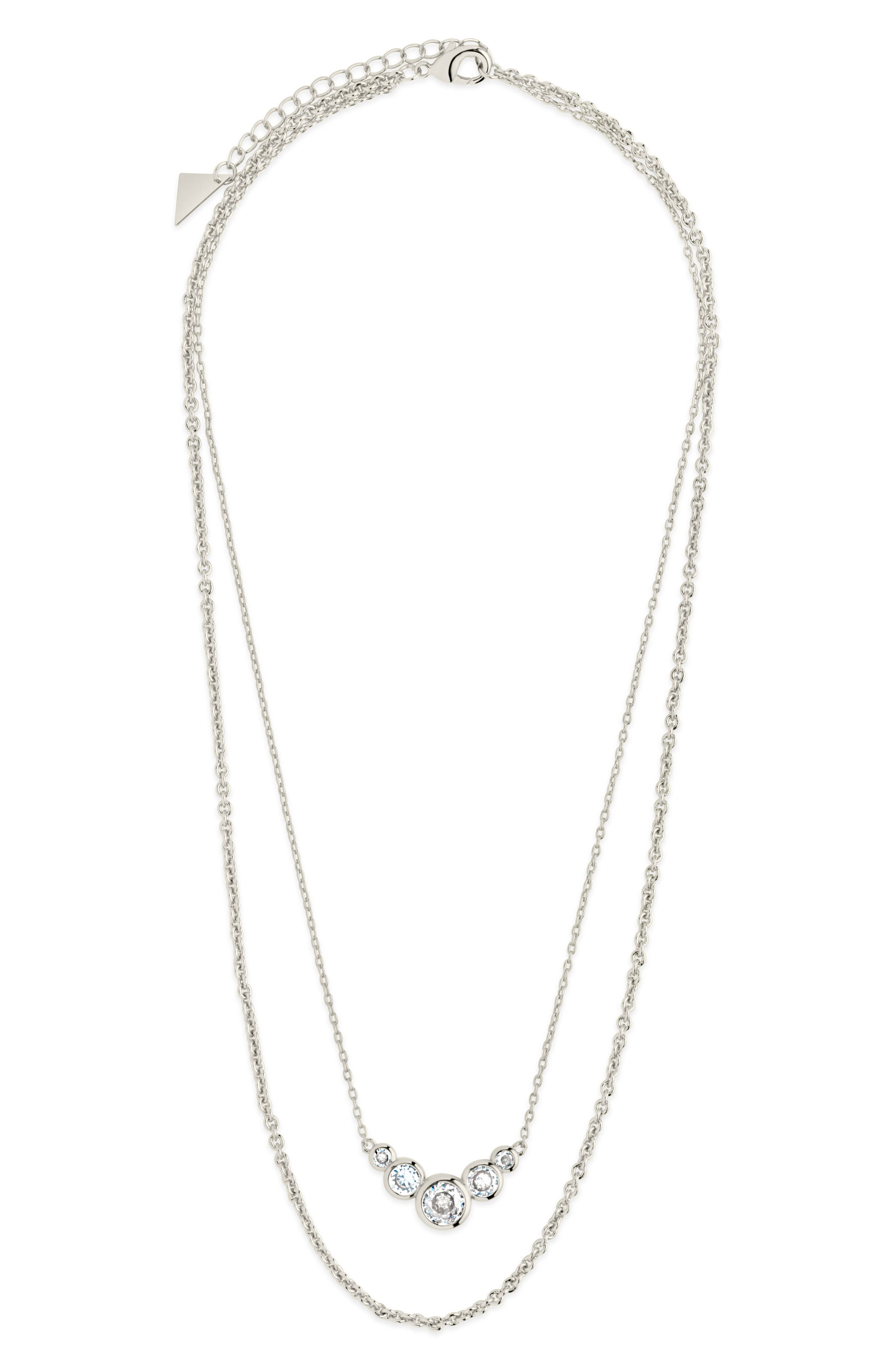 Sterling Forever Eileen Layered Necklace