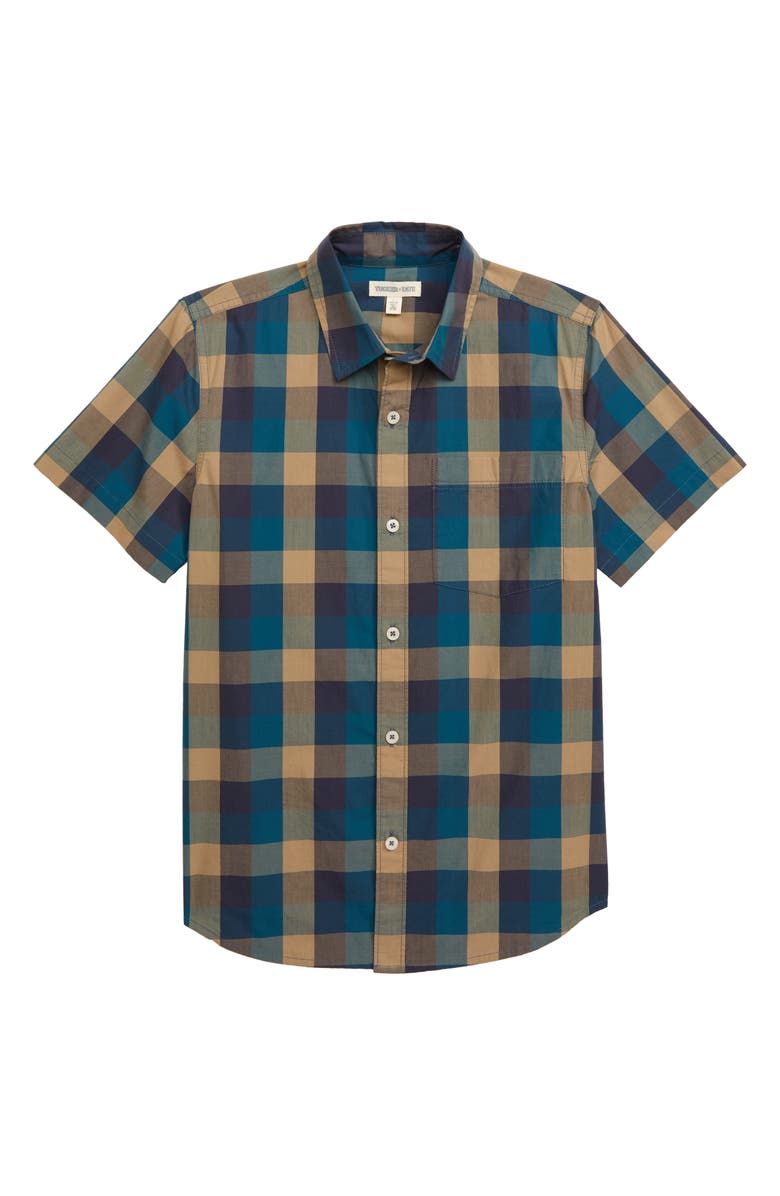 Tucker + Tate Print Poplin Woven Shirt, Main, color, 