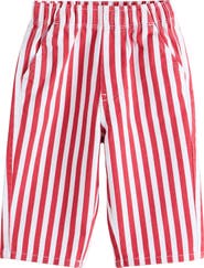 NEXT Kids' Stripe Cotton Twill Pull-On Pants