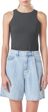 Grey Lab Stripe Bodysuit