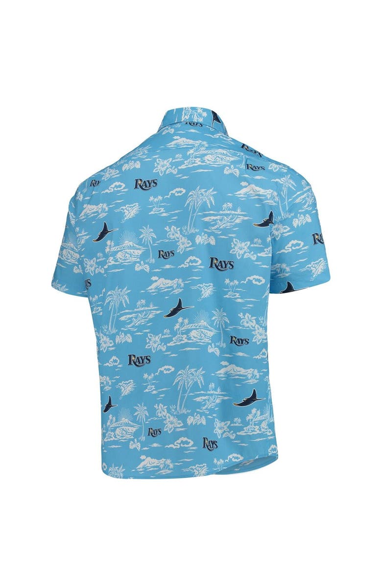 Reyn Spooner Men's Reyn Spooner Light Blue Tampa Bay Rays Kekai Performance Button-Up Shirt, Alternate, color, Light Blue