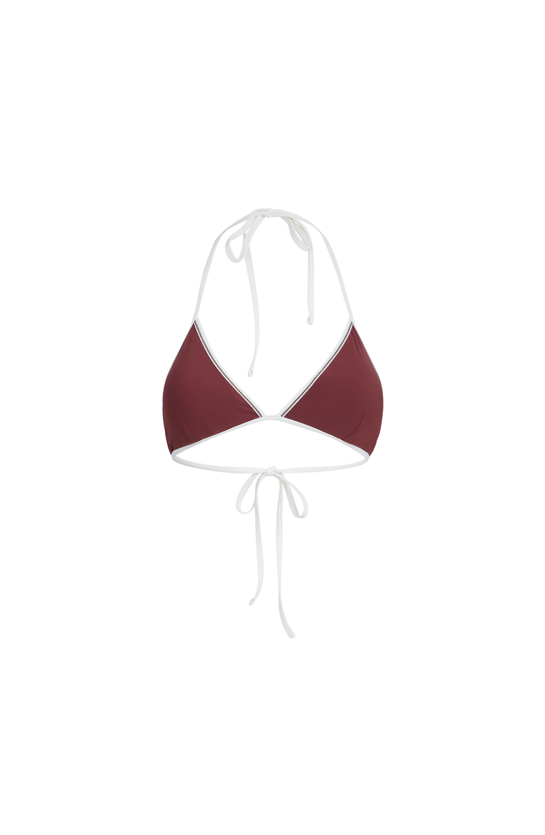 Brunello Cucinelli Bikini bottom with monili, Main, color, Bordeaux