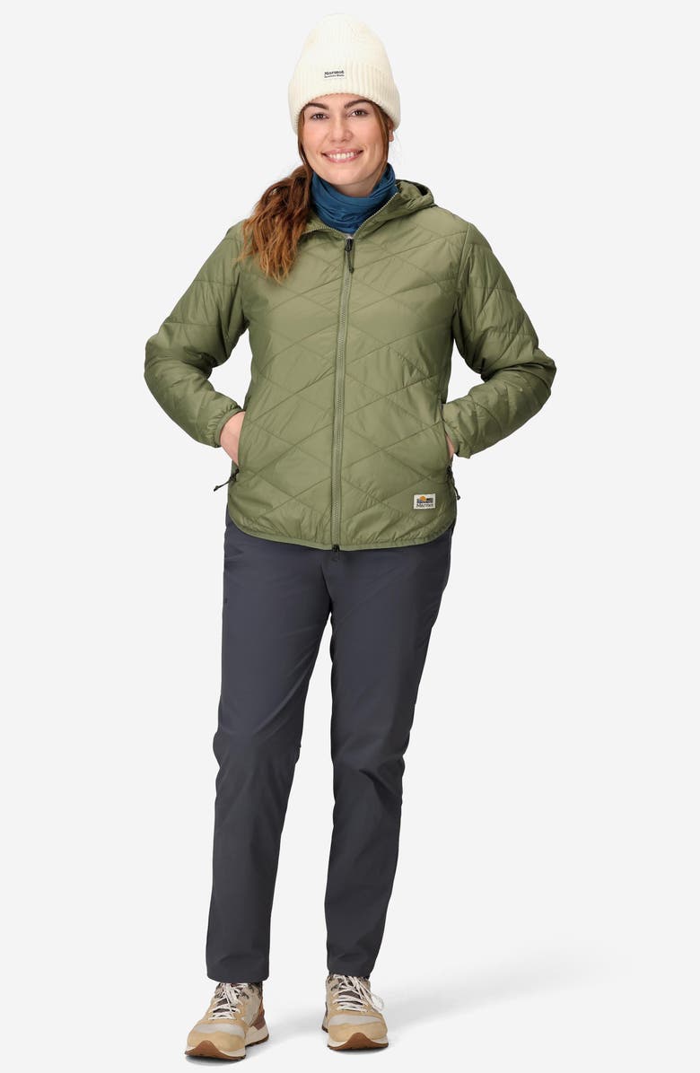 Marmot Onward Insulated Hooded Jacket, Alternate, color, Olive Grove