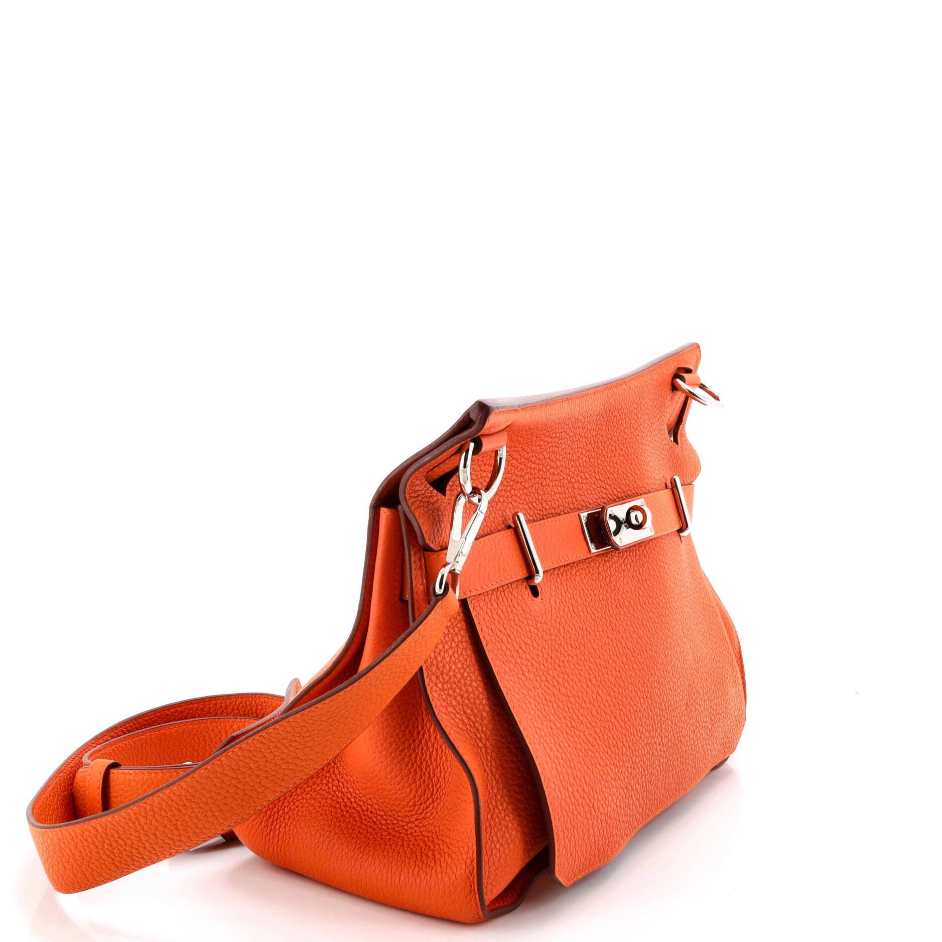 Pre-Owned Hermes Jypsiere Bag Clemence 34, Alternate, color, Orange H
