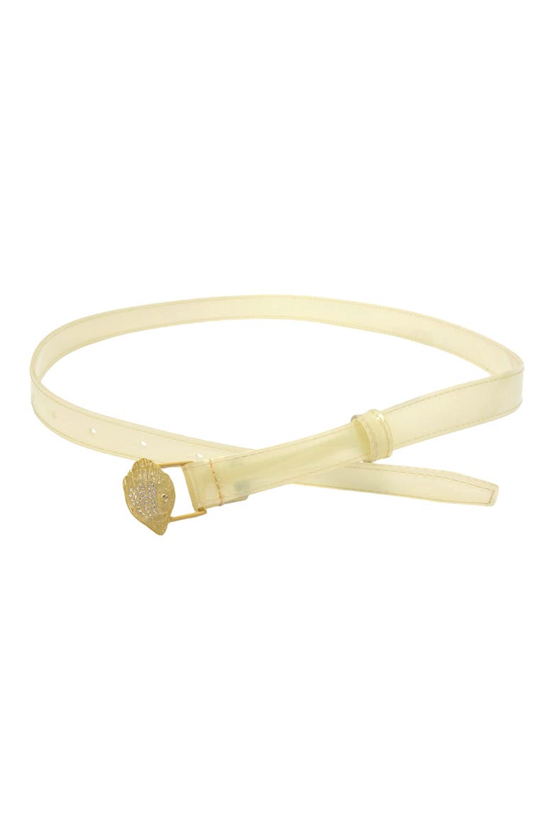 Crystal Eagle Buckle Belt, Alternate, color, PALE YELLOW