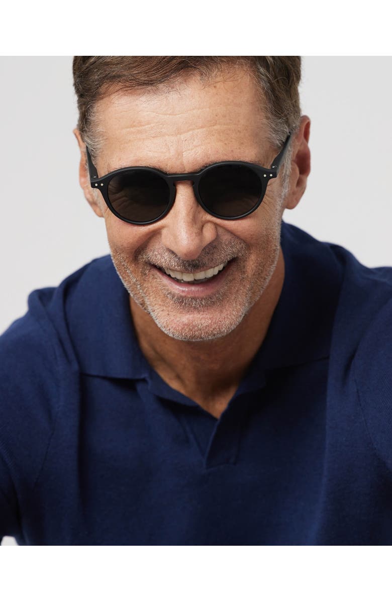 IZIPIZI #D 48mm Pantos Reading Sunglasses, Alternate, color, Black