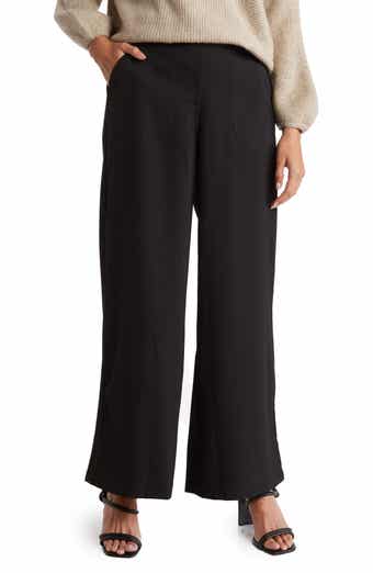 MAX STUDIO Twill Easy Wide Leg Trouser
